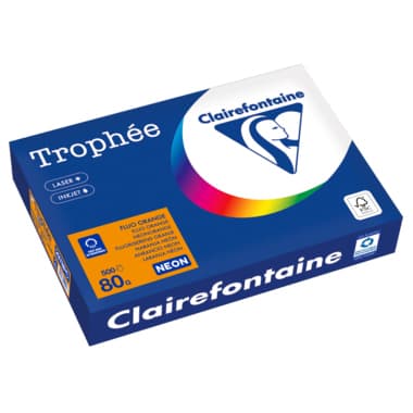 Clairefontaine Kopierpapier A4 80g neonorange 500Bl