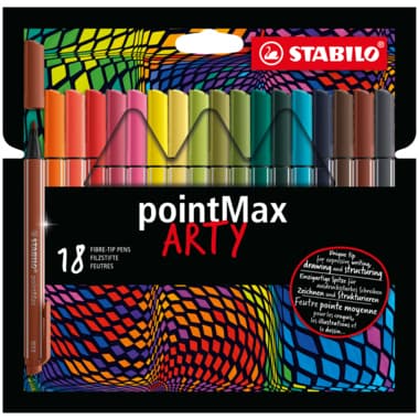 Stabilo Fasermaler pointMax ARTY sort 24St