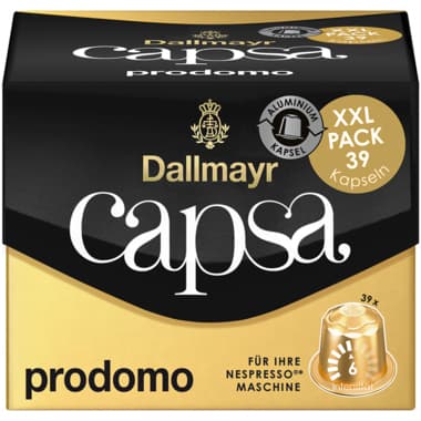 Dallmayr Kaffeekapsel capsa Prodomo XXL 39St
