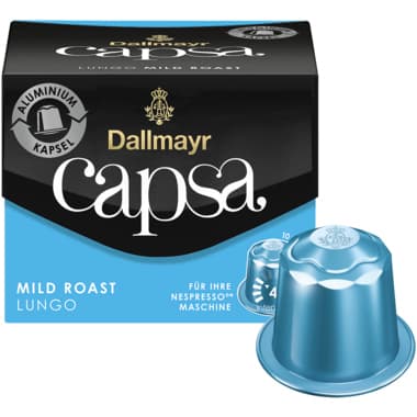 Dallmayr Kaffeekapsel capsa Lungo Mild Roast 10St