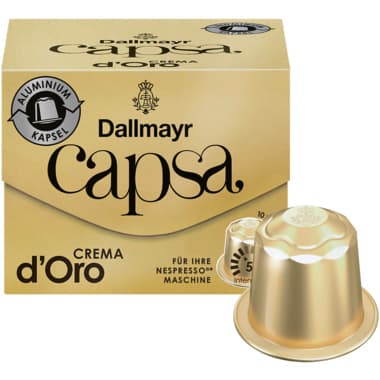 Dallmayr Kaffeekapsel capsa Crema d'Oro 10St