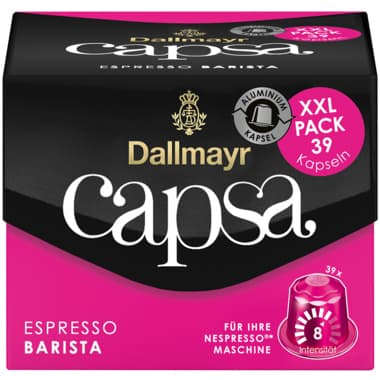 Dallmayr Kaffeekapsel capsa Barista XXL 39St