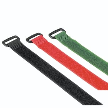 Hama Kabelbinder Klett 20x250mm sort 9St
