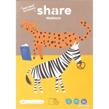 share Malblock A4 100Bl