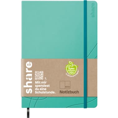 share Notizbuch A6 blanko tk