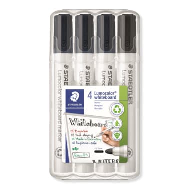 Staedtler Boardmarker Lumocolor sw 4St