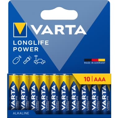 Varta Batterie Longlife POWER AAA 10St