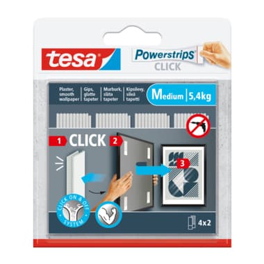 tesa Powerstrips Click Medium