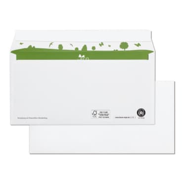 beECO Briefumschlag lang oF hk ws 500 St./Pack.