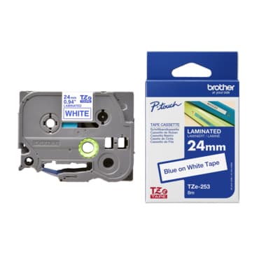 Brother Schriftband-Kassette 24mmx8m laminiert bl auf ws