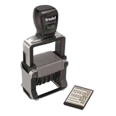 trodat Datumsstempel 41x24mm selbstfärbend bl/rt