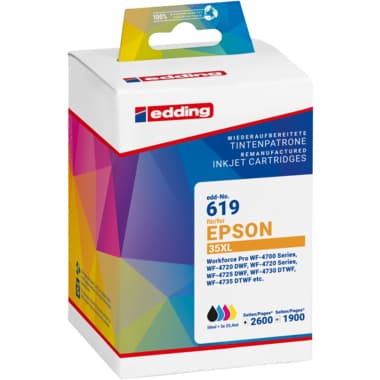 edding Tintenpatr wie Epson 35XL sw/c/m/y 4St