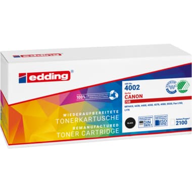 edding Toner wie Canon 3500B002 CRG-728 2100S sw
