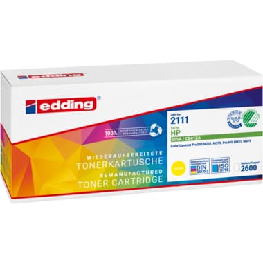 edding Toner wie HP CE412A gelb
