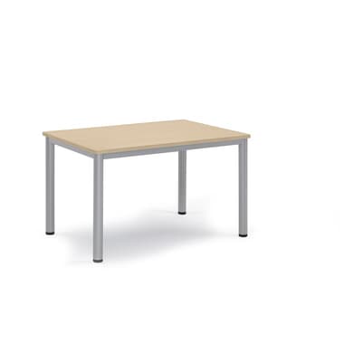 Besprechungstisch 120x80x72cm Gestell si Platte ahorn