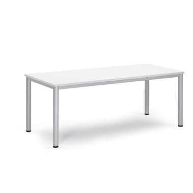 Besprechungstisch 180x80x72cm Gestell si Platte ws