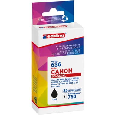 edding Tintenpatr wie Canon PG-560XL sw