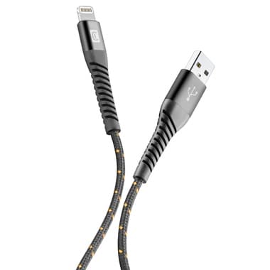 cellularline Kabel USB- A/Lightning 1,2m sw