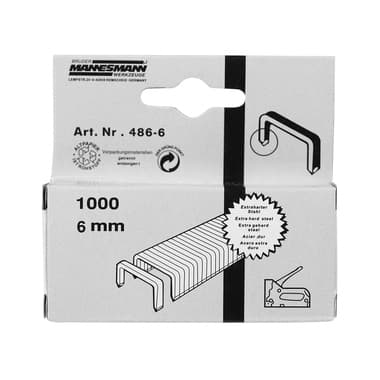 Brüder mannesmann Ersatzklammern 6mm 1000St
