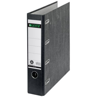 Leitz Doppelordner 2xDIN A5 quer 75mm Pappe sw