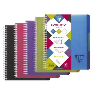 Clairefontaine Notizbuch Evolut Book A5+ 90Bl kar sort