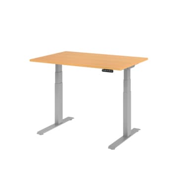 Hammerbacher Schreibtisch el 120x80cm si/buche