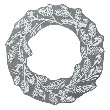 Decoris Aufkleber Kranz ws