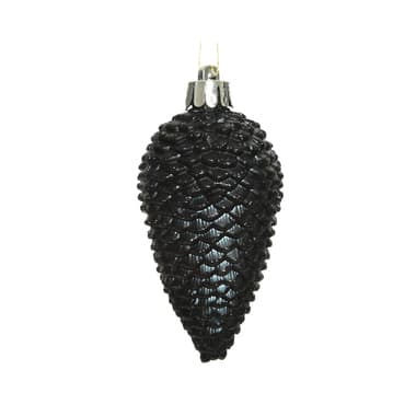 Decoris Zapfen Mix sw 6St