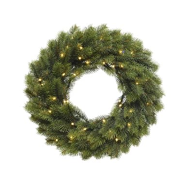 Everlands Kranz Winnipeg LED 40cm gn