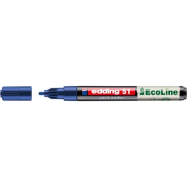 edding Lackmarker EcoLine rund 1-2mm bl