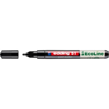 edding Lackmarker EcoLine rund 1-2mm sw