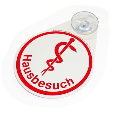 BOI Hinweisschild Hausbesuch rt
