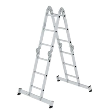 Munk Vielzweckleiter 4tlg nivello-Traverse 4x3Sprossen