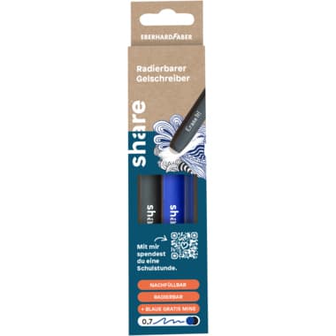 share Gelroller sort 2St +Mine