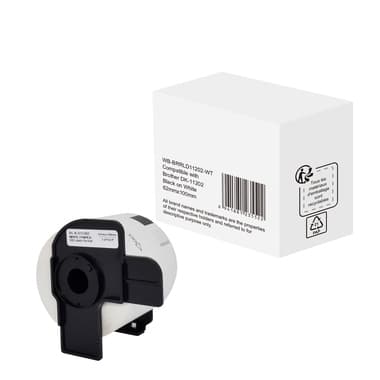 Etikett wie Brother 62x100mm sw auf ws 300St