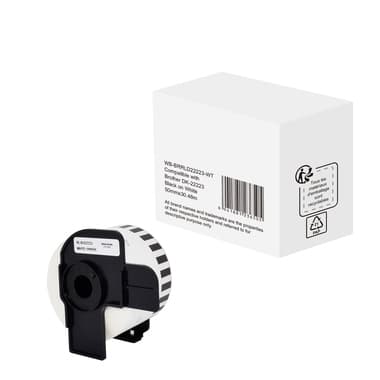 Etikett wie Brother 50mmx30,48m sw auf ws