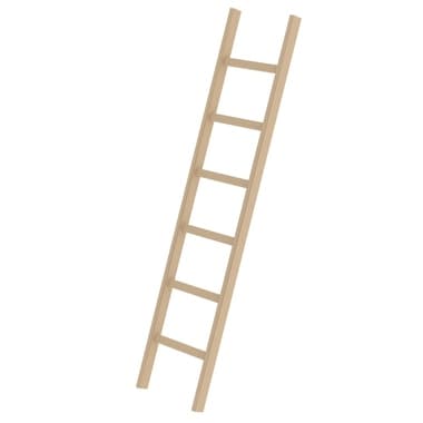 Munk Anlegeleiter Holz oTraverse 6Sprossen