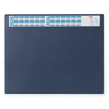 Durable Schreibunterl. 520x650mm Jahreskal. d.blau