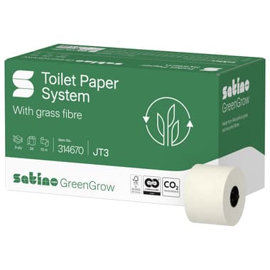 BlackSatino Toilettenpapier GreenGrow 3lg 507Bl 24St