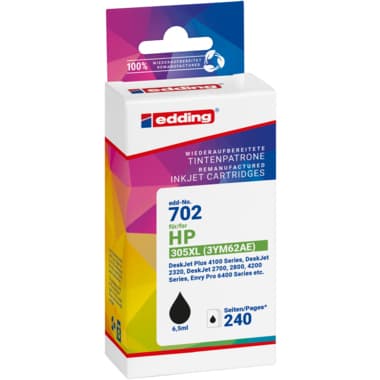 edding Tintenpatr wie HP 305XL 3YM62AE sw
