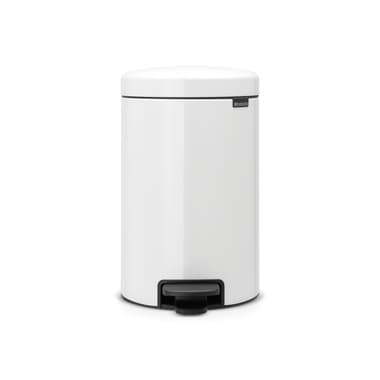 Brabantia NewIcon Treteimer 12L weiß