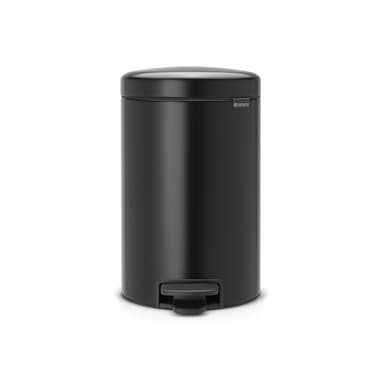 Brabantia NewIcon Treteimer 12L matt schwarz