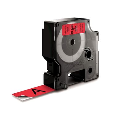Dymo Schriftbandkassette D1 19mmx7m sw auf rt