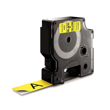 Dymo Schriftbandkassette D1 19mmx7m sw auf ge