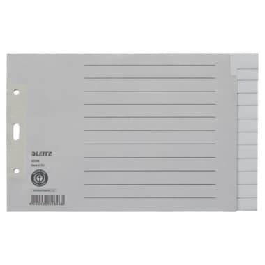 Leitz Register A5 quer blanko volle Höhe 100g gr