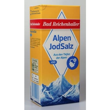 Bad Reichenhaller Alpen Jodsalz 500g