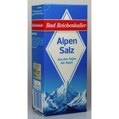 Bad Reichenhaller Alpensalz 500g