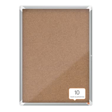 Nobo Schaukasten Innen 9xA4 Korkrückwand br