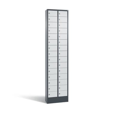 C+P Fachschrank 30Fächer 195x46x20cm an/lgr