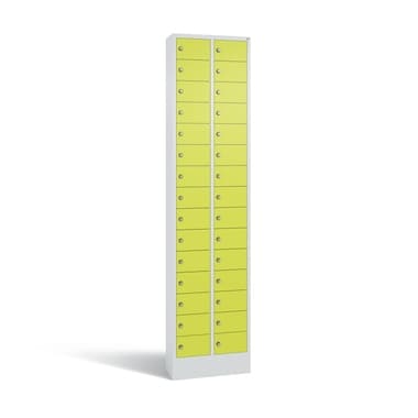 C+P Fachschrank 30Fächer 195x46x20cm lgr/clowngn